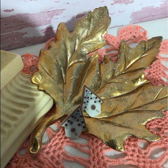 Vintage Porcelain Birdhouse Earrings Posts Studs Birdhouse Pierced Earrings - Picture 6 of 15